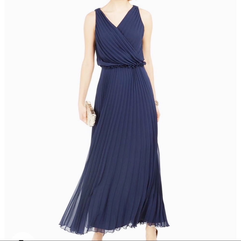 MSK pleated maxi dress size 6